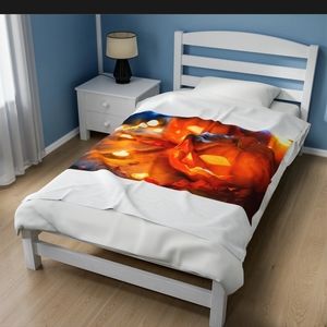 Pumkin Print Blanket